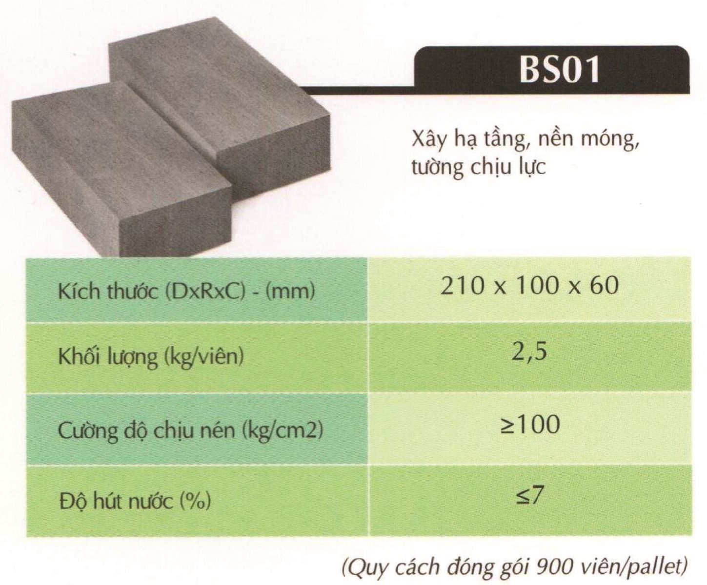 GẠCH ĐẶC BS01