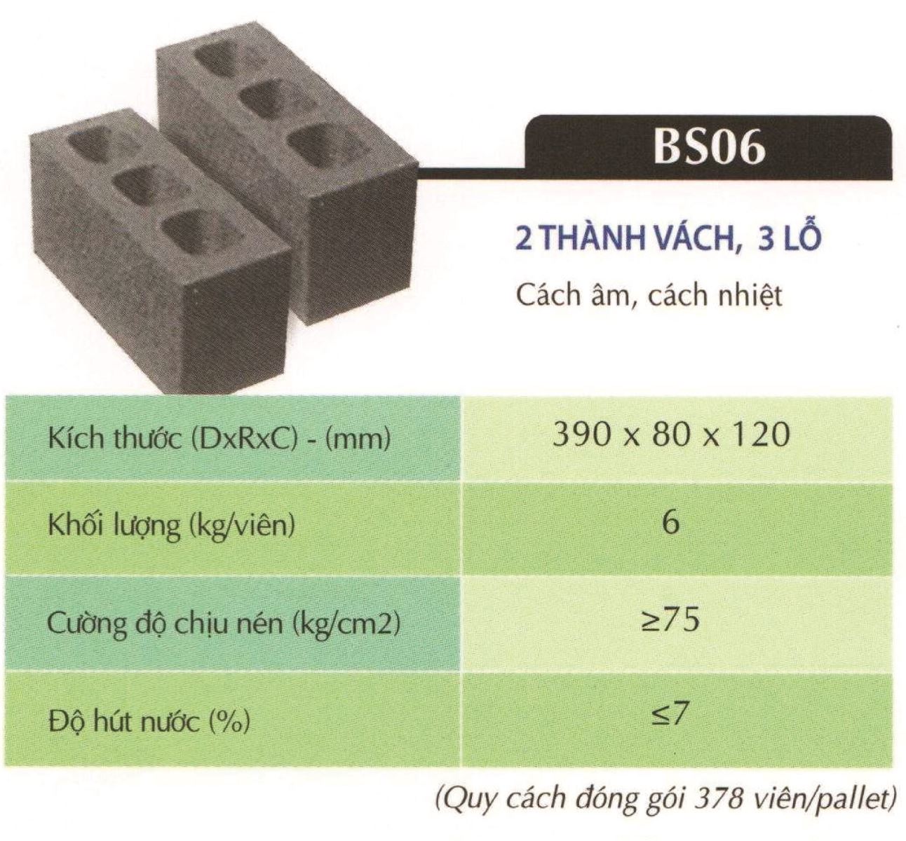 GẠCH RỖNG 100 BS06